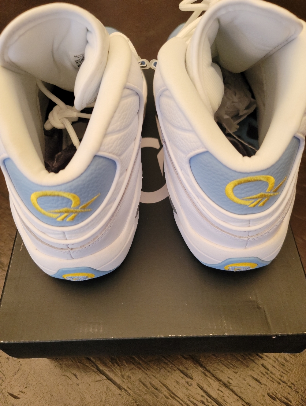 Mens Reebok Question Mid Denver Nuggets - Picture 5 of 13